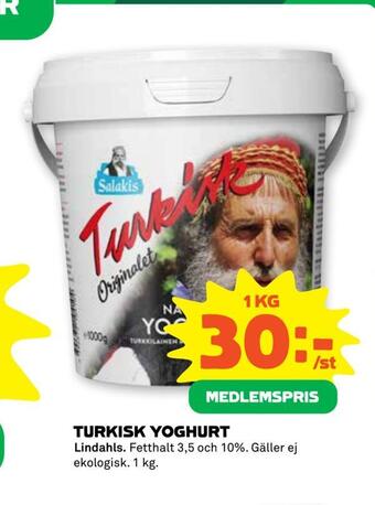 Coop Forum Turkisk yoghurt erbjuda