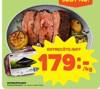 Stora Coop Entrecôte/biff erbjuda