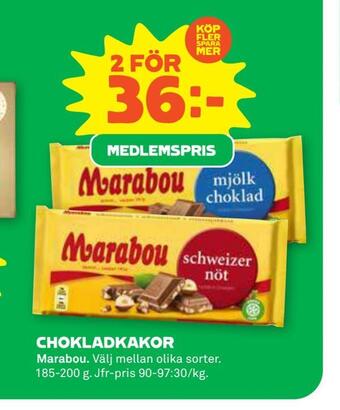 Stora Coop Chokladkakor erbjuda