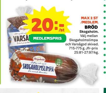 Stora Coop Bröd erbjuda