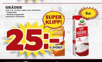Nya Pulsen Grädde erbjuda