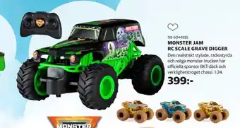 Monster jam rc scale grave digger