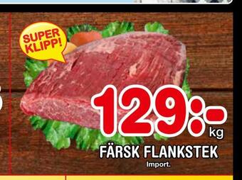 Nya Pulsen Färsk flankstek erbjuda