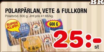Nya Pulsen Polarpärlan, vete & fullkorn erbjuda