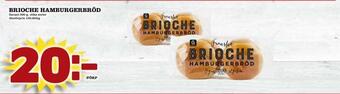 Brioche hamburgerbröd