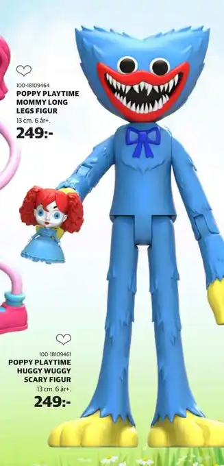 Poppy playtime huggy wuggy scary figur