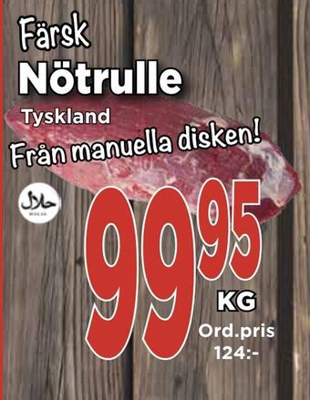 Supergrossen Nötrulle erbjuda