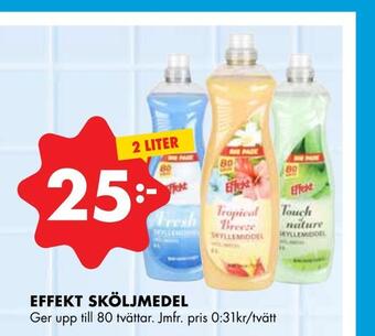 ÖoB Effekt sköljmedel erbjuda