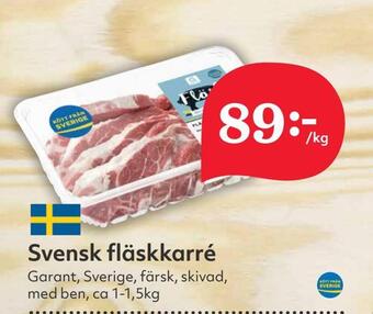 Hemköp Svensk fläskkarré erbjuda