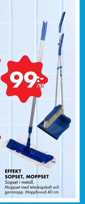 ÖoB Effekt sopset, moppset erbjuda