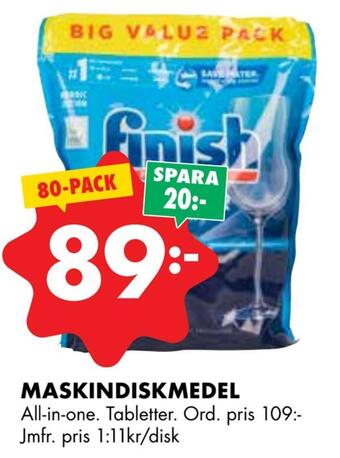 ÖoB Maskindiskmedel erbjuda