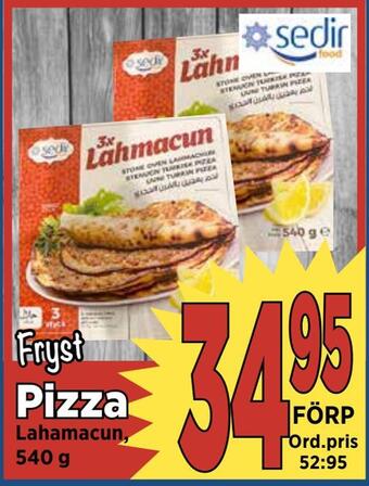 Supergrossen Pizza erbjuda