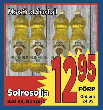 Solrosolja
