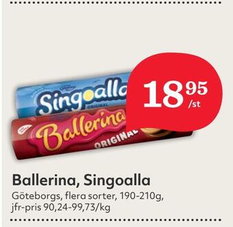 Hemköp Ballerina, singoalla erbjuda