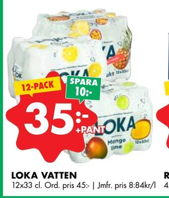 ÖoB Loka vatten erbjuda