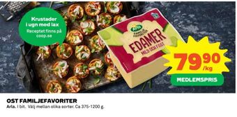 Coop Arla edamer erbjuda