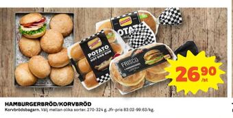 Coop Frisco hamburgerbröd erbjuda