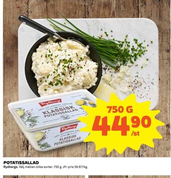 Coop Rydbergs potatissallad erbjuda