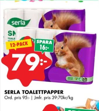 ÖoB Smart toalettpapper erbjuda