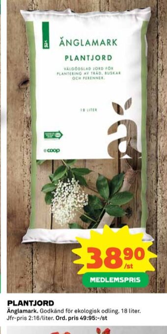 Änglamark plantjord