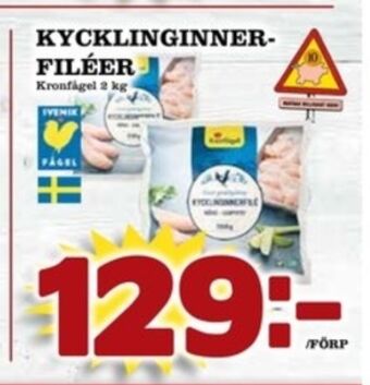 Matdax Kronfågel kycklinginnerfilé erbjuda