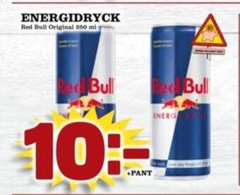 Matdax Red bull energidryck erbjuda