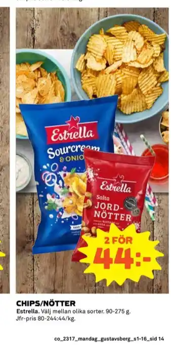 Coop Estrella jordnötter erbjuda