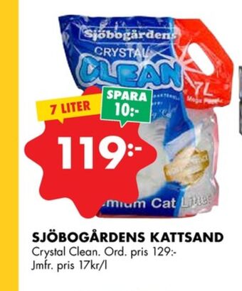 ÖoB Sjöbogården kattsand erbjuda