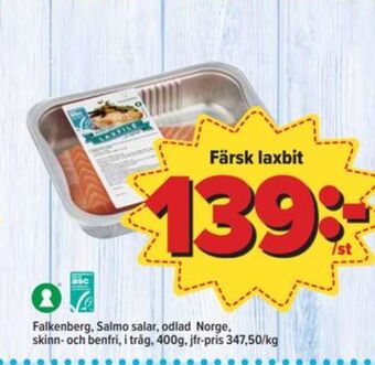 Östenssons Falkenberg seafood laxfilé erbjuda