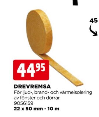 Jem&Fix Isover drevremsa erbjuda