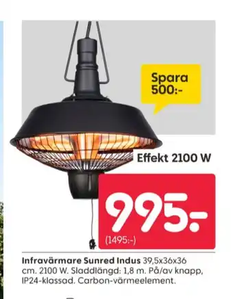 Rusta Nyansfärg terrassvärmare erbjuda