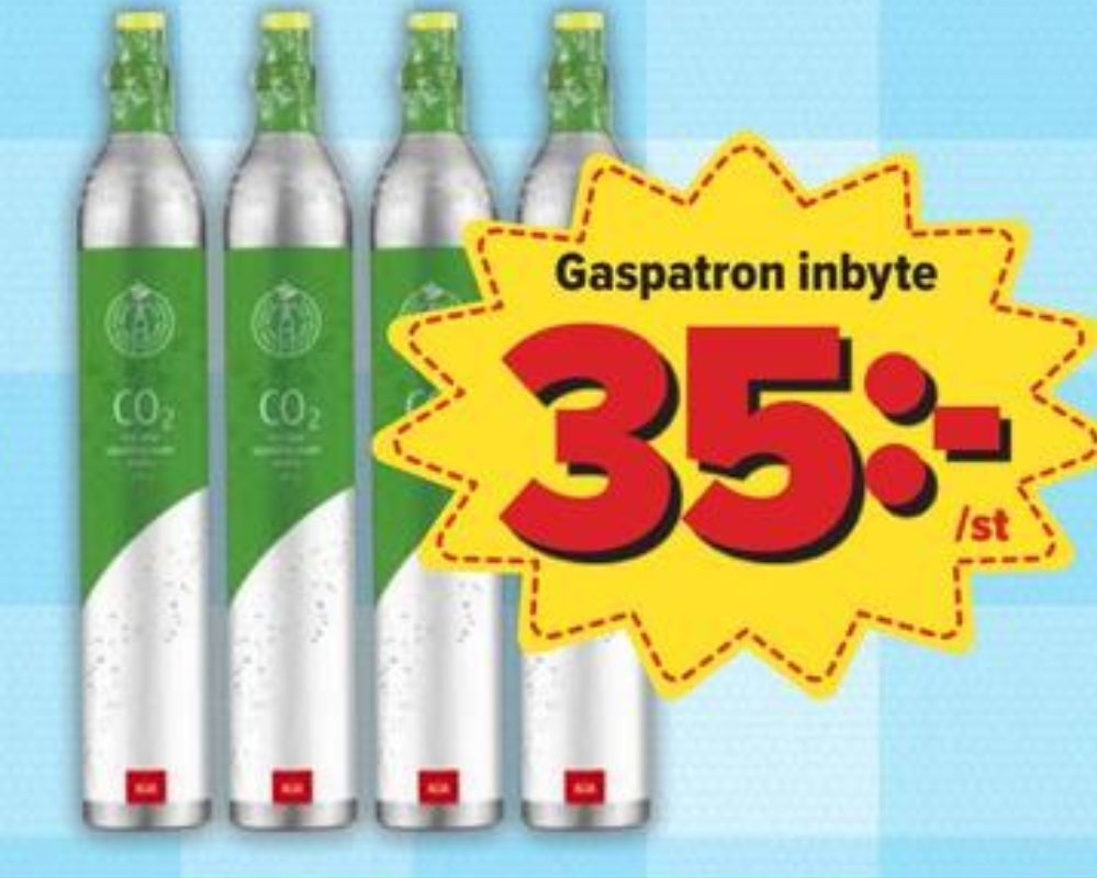 Aga kolsyrepatron erbjudande hos Östenssons