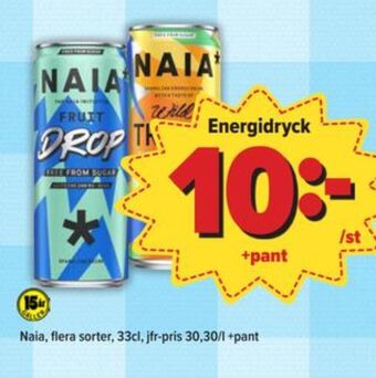 Östenssons Fruit drop energidryck erbjuda