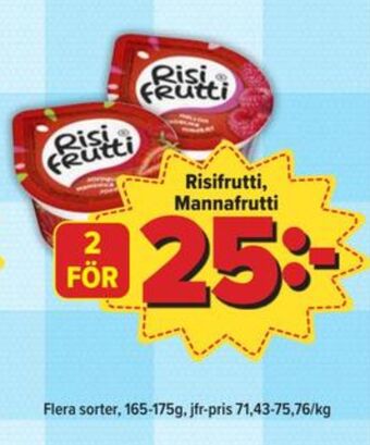 Östenssons Risifrutti mellanmål erbjuda
