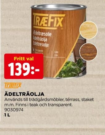 Jem&Fix Träfix träolja erbjuda