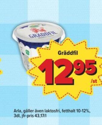 Östenssons Arla gräddfil erbjuda