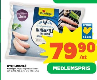 Stora Coop Kronfågel kycklinginnerfilé erbjuda