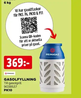 Jem&Fix Primagaz gas erbjuda