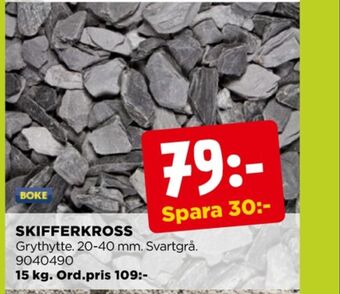 Jem&Fix Boke skifferkross erbjuda