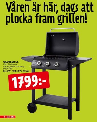Jem&Fix Grillexpert gasolgrill erbjuda