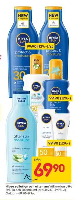 Rusta Nivea kids solskyddskräm erbjuda