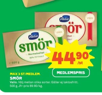 Stora Coop Valio smör erbjuda