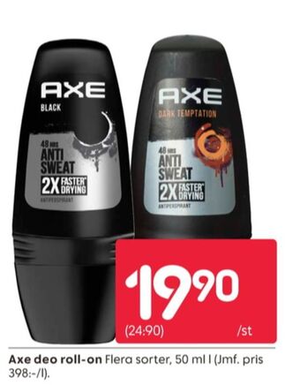 Rusta Axe deodorant roll-on erbjuda