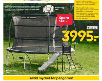 Rusta Adrenalin studsmatta/trampolin erbjuda