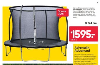 Rusta Adrenalin studsmatta/trampolin erbjuda