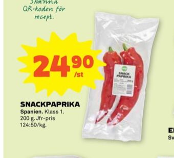 Stora Coop Coop snackpaprika erbjuda