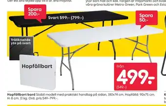 Rusta Nyansfärg campingbord erbjuda