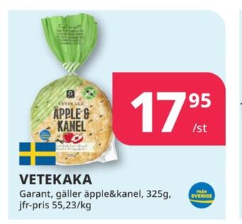 Tempo Äpple kanel vetekakor erbjuda