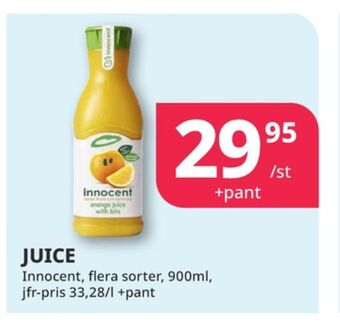 Tempo Innocent juice erbjuda
