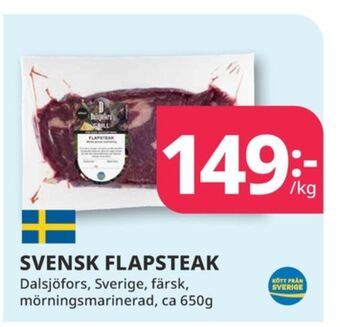 Tempo Dalsjöfors flapstek erbjuda